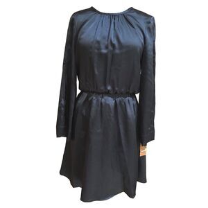 Rachel Roy Mini Dress Long‎ Sleeve Tie Back Cocktail Party Womens Size XS